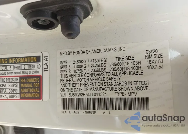 5J6RW2H54LL011324: 42790932