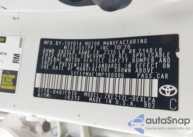 5YFEPMAE1MP180006: 42791744