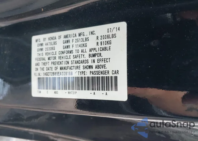 1HGCT2B85EA009198: 42791860