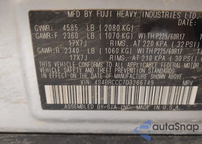 4S4BRCCC7D3266749: 42793205