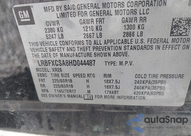 LRBFXCSA8HD044487: 42793309