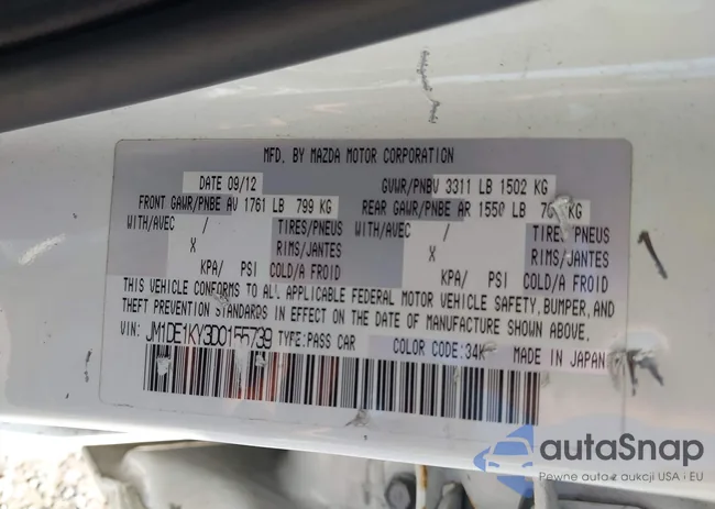 JM1DE1KY3D0155739: 42793368