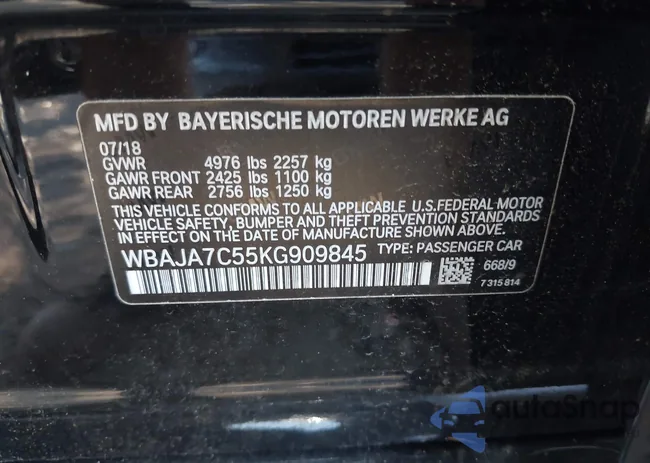 WBAJA7C55KG909845: 42793369