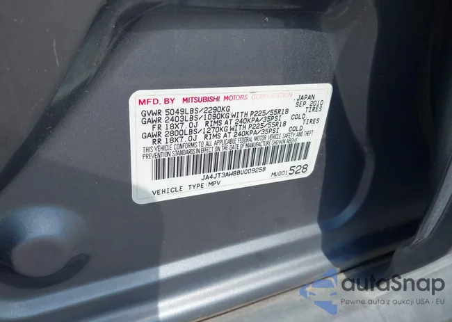 JA4JT3AW8BU009258: 42793465