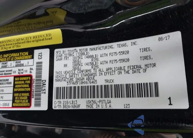 5TFHW5F10HX676465: 42792667