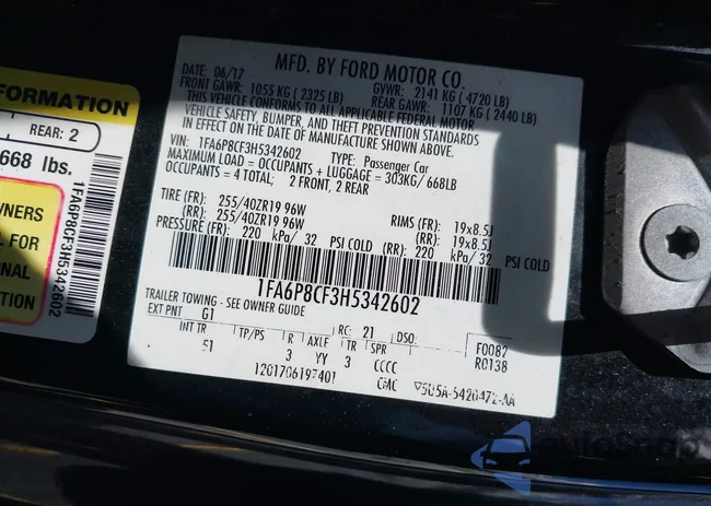 1FA6P8CF3H5342602: 42792672