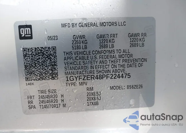 1GYFZER48PF224475: 42792873