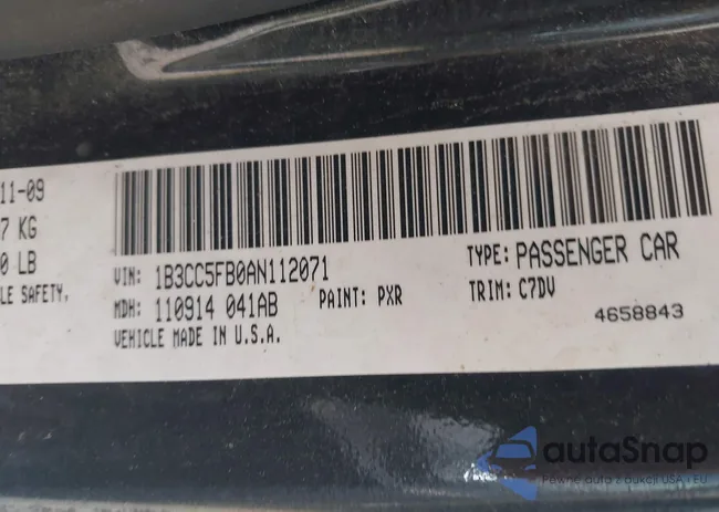 1B3CC5FB0AN112071: 42792911