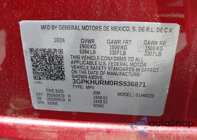 3GPKHURM0RS536871: 42794435