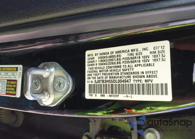 5J8TB3H55DL004947: 42793585