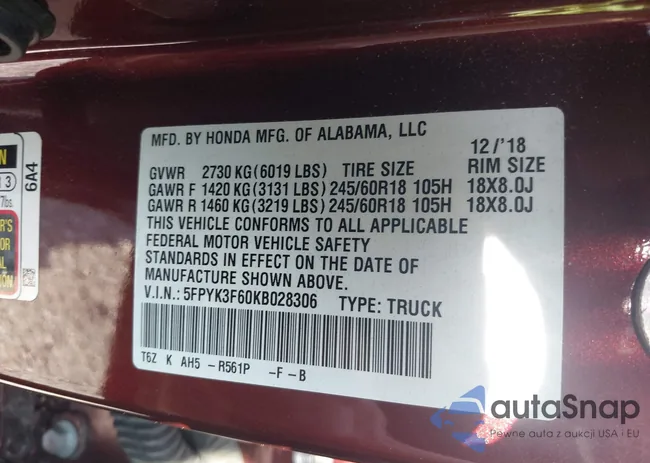 5FPYK3F60KB028306: 42793879