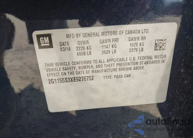 2G1155S3XE9276752: 42795565