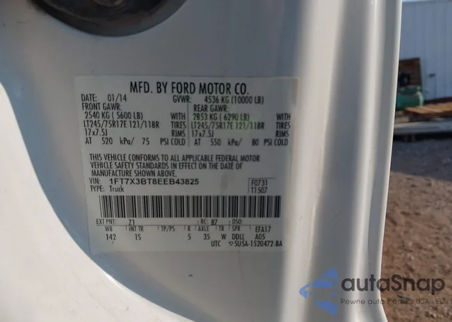 1FT7X3BT8EEB43825: 42794862