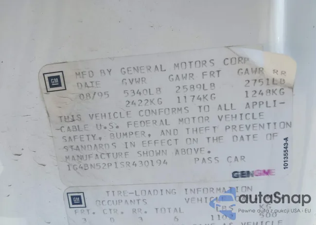 1G4BN52P1SR430194: 42794867