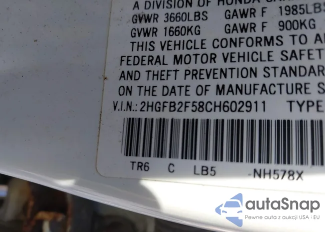 2HGFB2F58CH602911: 42796283