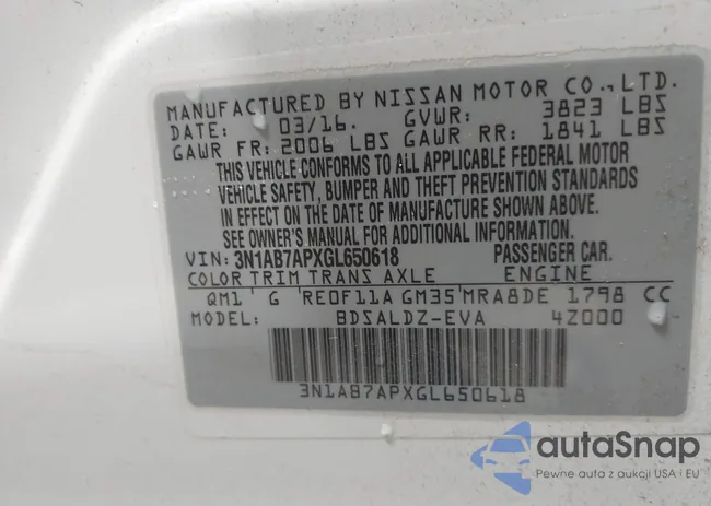 3N1AB7APXGL650618: 42796564