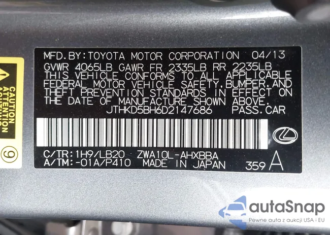 JTHKD5BH6D2147686: 42795582