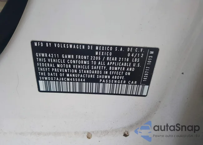 3VWDX7AJ8CM455044: 42795622