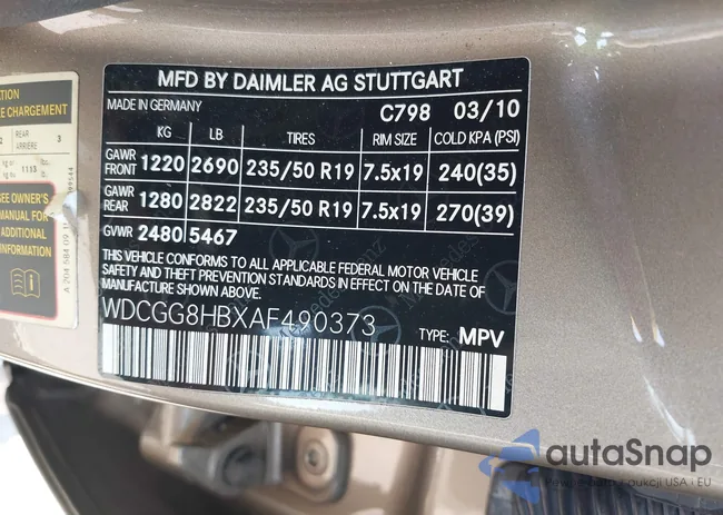 WDCGG8HBXAF490373: 42797040