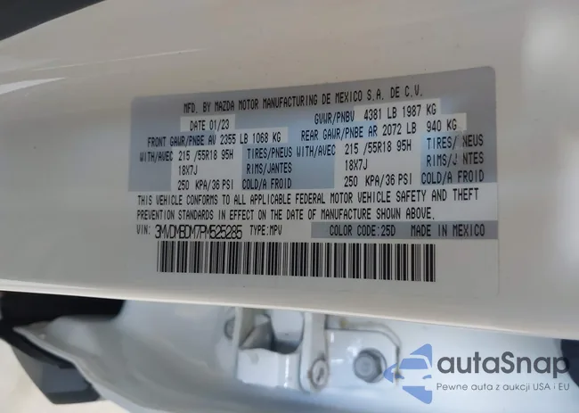 3MVDMBDM7PM525285: 42797114