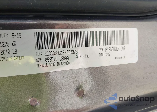 2C3CDXHG1FH852376: 42797230