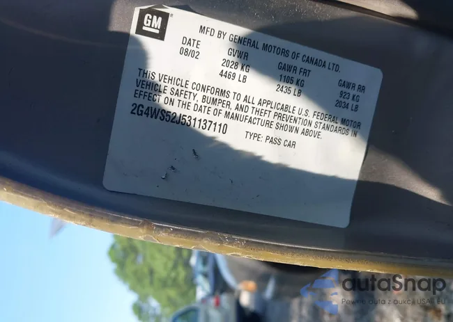 2G4WS52J531137110: 42797352