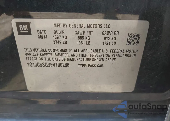 1G1JC5SG9F4100286: 42797432