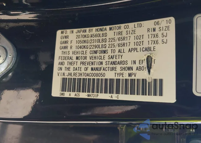 JHLRE3H70AC008050: 42796680