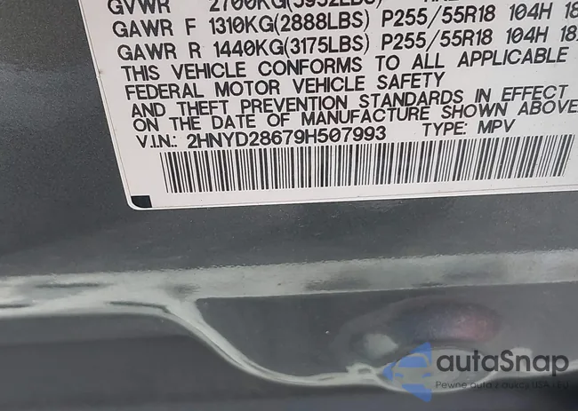 2HNYD28679H507993: 42796771