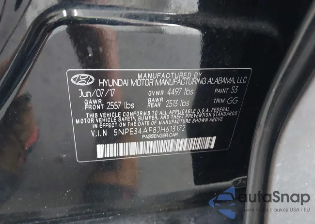 5NPE34AF8JH613172: 42796934