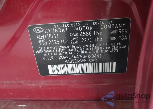 KMHEC4A47CA020441: 42798026