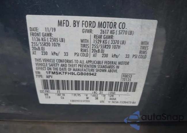 1FMSK7FH9LGB08942: 42798067