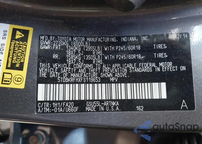 5TDBKRFHXFS119653: 42798093