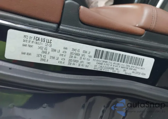 1C4RJFJG1KC642098: 42798127