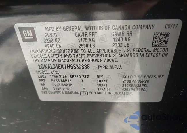 2GKALMEK7H6339388: 42798209