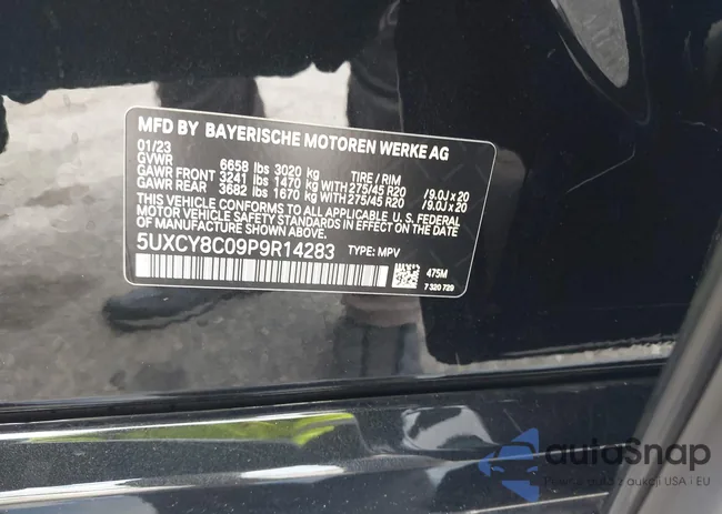 5UXCY8C09P9R14283: 42798233