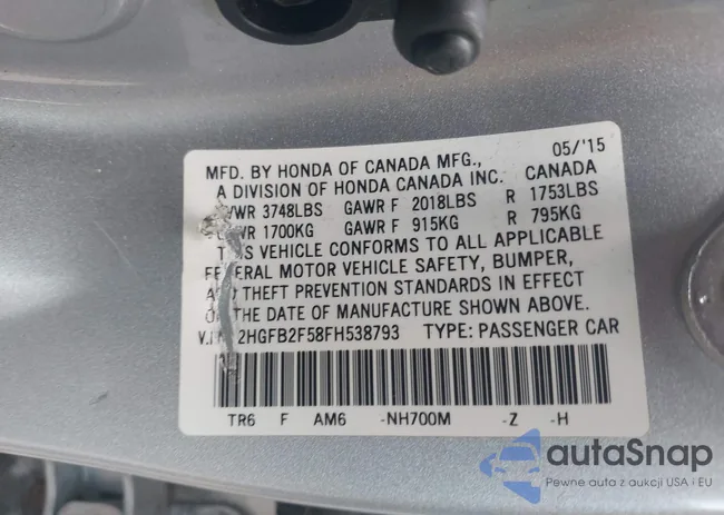 2HGFB2F58FH538793: 42798458