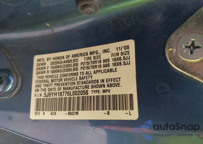 5J6YH18776L002056: 42797935