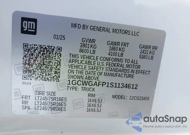 1GCWGAFP1S1134612: 42799018