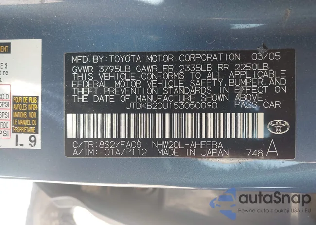 JTDKB20U153050090: 42799198