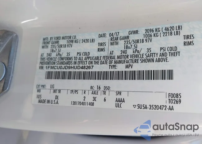 1FMCU0JD9HUD48267: 42799251