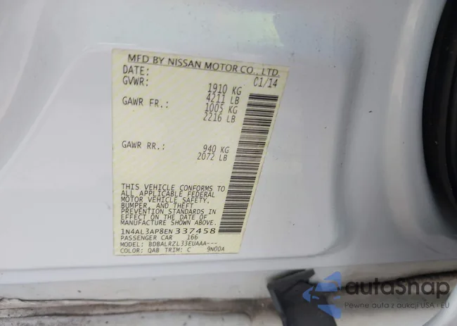 1N4AL3AP8EN337458: 42799378
