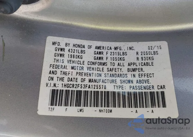 1HGCR2F53FA125578: 42799404