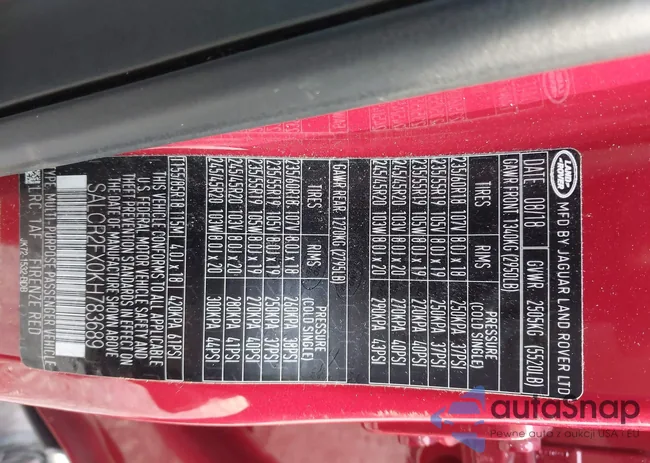 SALCR2FX0KH783689: 42799529