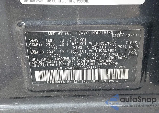 4S4BRDLC3C2237792: 42799546