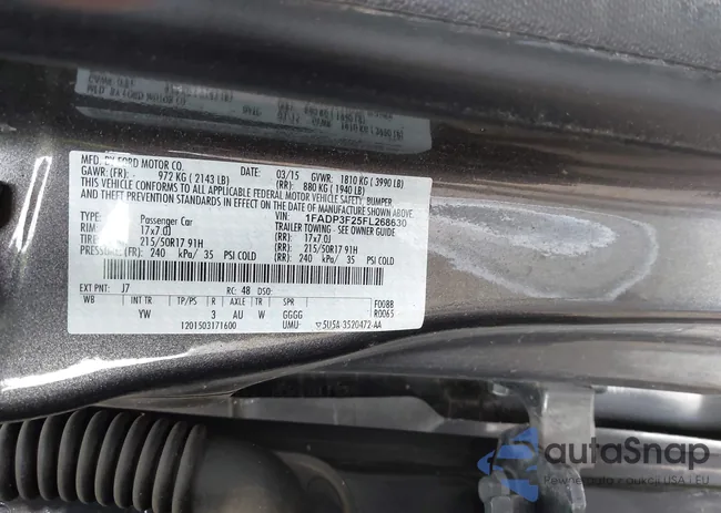 1FADP3F25FL268630: 42798624