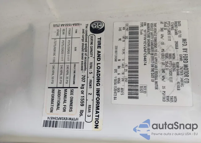 1FTFW1EV2AFC94874: 42798675