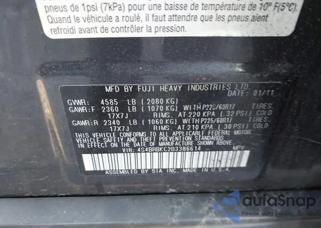 4S4BRBKC2B3386614: 42798731