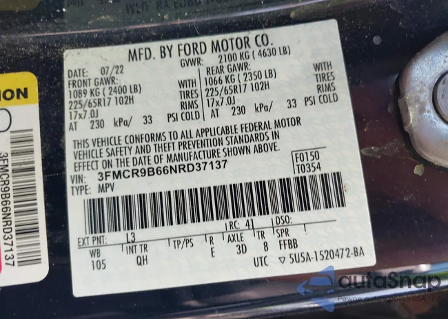 3FMCR9B66NRD37137: 42798806