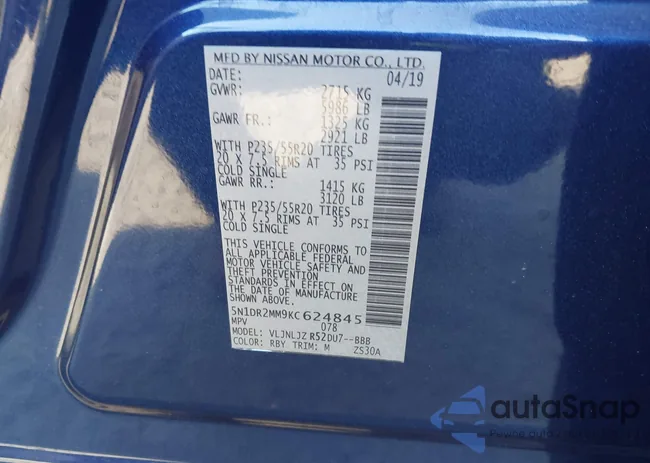 5N1DR2MM9KC624845: 42798853